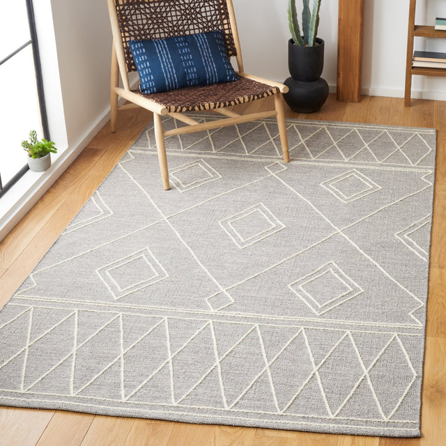 Safavieh Kilim Klm852F Grey/Ivory Rug - Safavieh - klm852f - 3