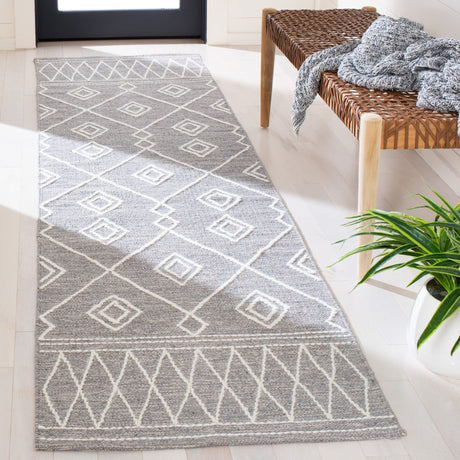 Safavieh Kilim Klm852F Grey/Ivory Rug - Safavieh - klm852f - 6r