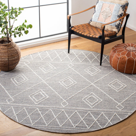 Safavieh Kilim Klm852F Grey/Ivory Rug - Safavieh - klm852f - 6r