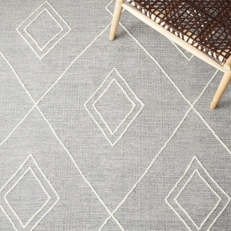 Safavieh Kilim Klm852F Grey/Ivory Rug - Safavieh - klm852f - 6r