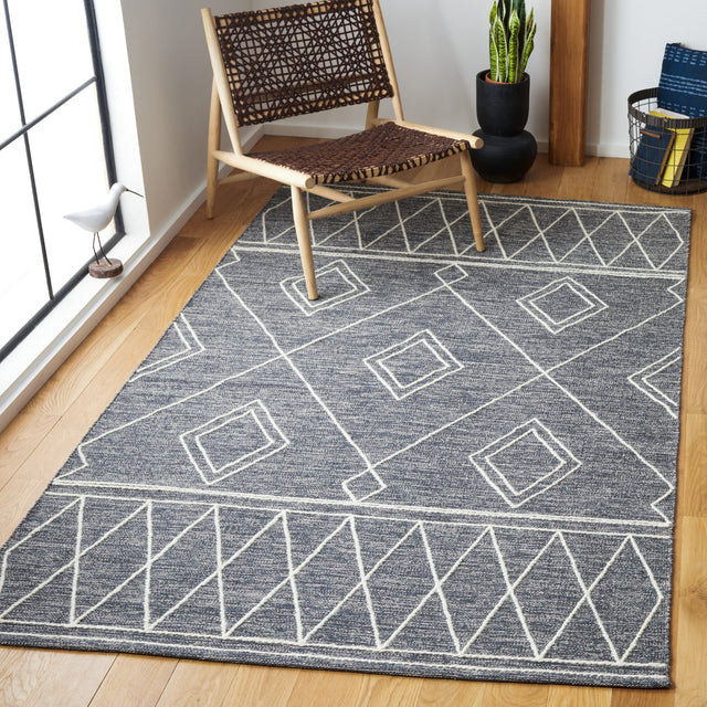 Safavieh Kilim Klm852H Charcoal/Ivory Rug - Safavieh - klm852h - 3