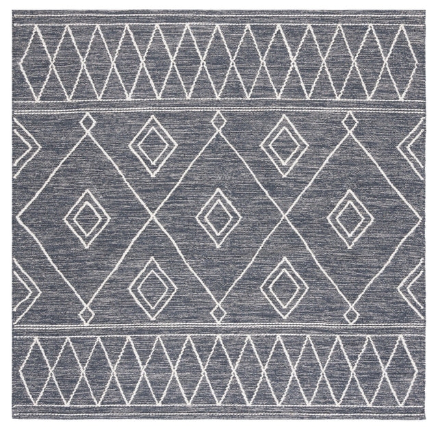 Safavieh Kilim Klm852H Charcoal/Ivory Rug - Safavieh - klm852h - 6sq