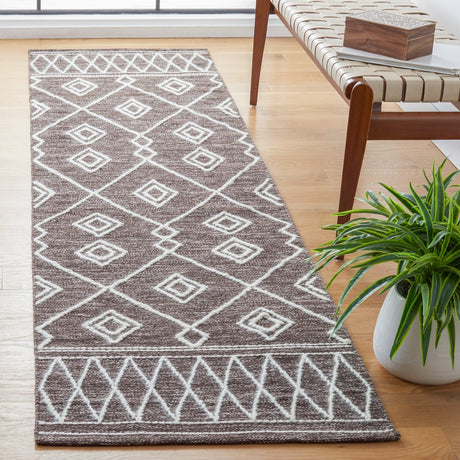 Safavieh Kilim Klm852T Brown/Ivory Rug - Safavieh - klm852t - 6r