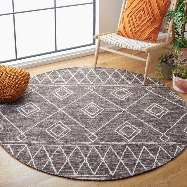 Safavieh Kilim Klm852T Brown/Ivory Rug - Safavieh - klm852t - 6r