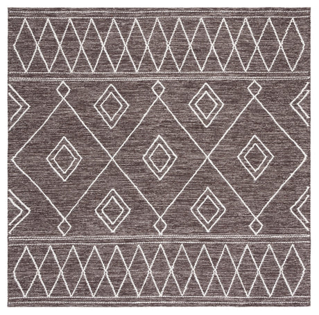 Safavieh Kilim Klm852T Brown/Ivory Rug - Safavieh - klm852t - 6sq