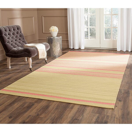 Safavieh Kilim Klm952E Lime / Pink Rugs - Safavieh - klm952e - 4