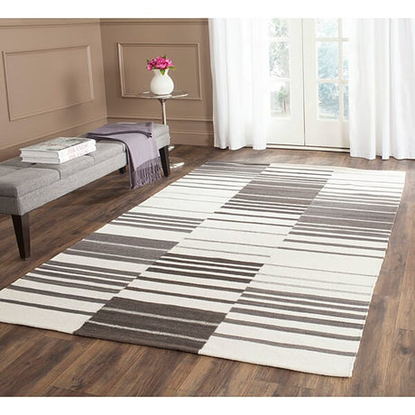 Safavieh Kilim Klm953B Brown / Ivory Rugs - Safavieh - klm953b - 4