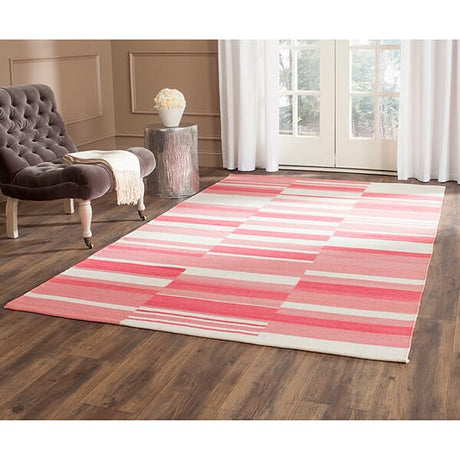 Safavieh Kilim Klm953C Pink / Ivory Rugs - Safavieh - klm953c - 4