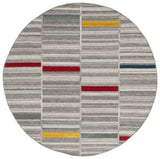 Safavieh Kilim 6'-0" x 6'-0" Rug in Ivory / Grey
