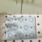 Safavieh Kitchen Mat 500 1'-6" x 2'-0" Rug in Ivory / Blue