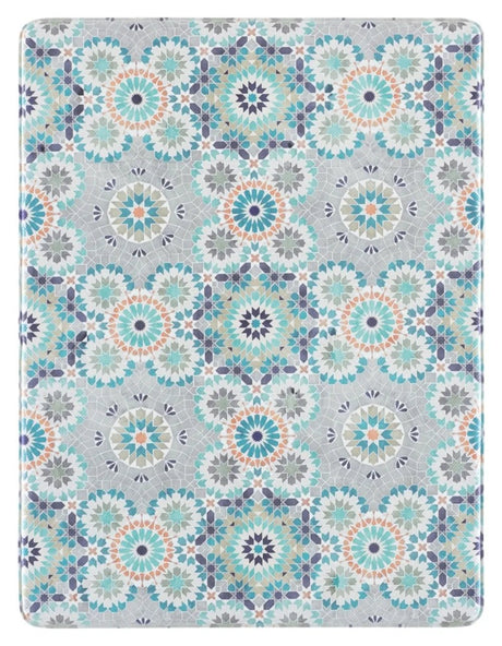 Safavieh Kitchen Mat 500 1'-6" x 2'-0" Rug in Grey / Blue