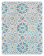 Safavieh Kitchen Mat 500 1'-6" x 2'-0" Rug in Grey / Blue