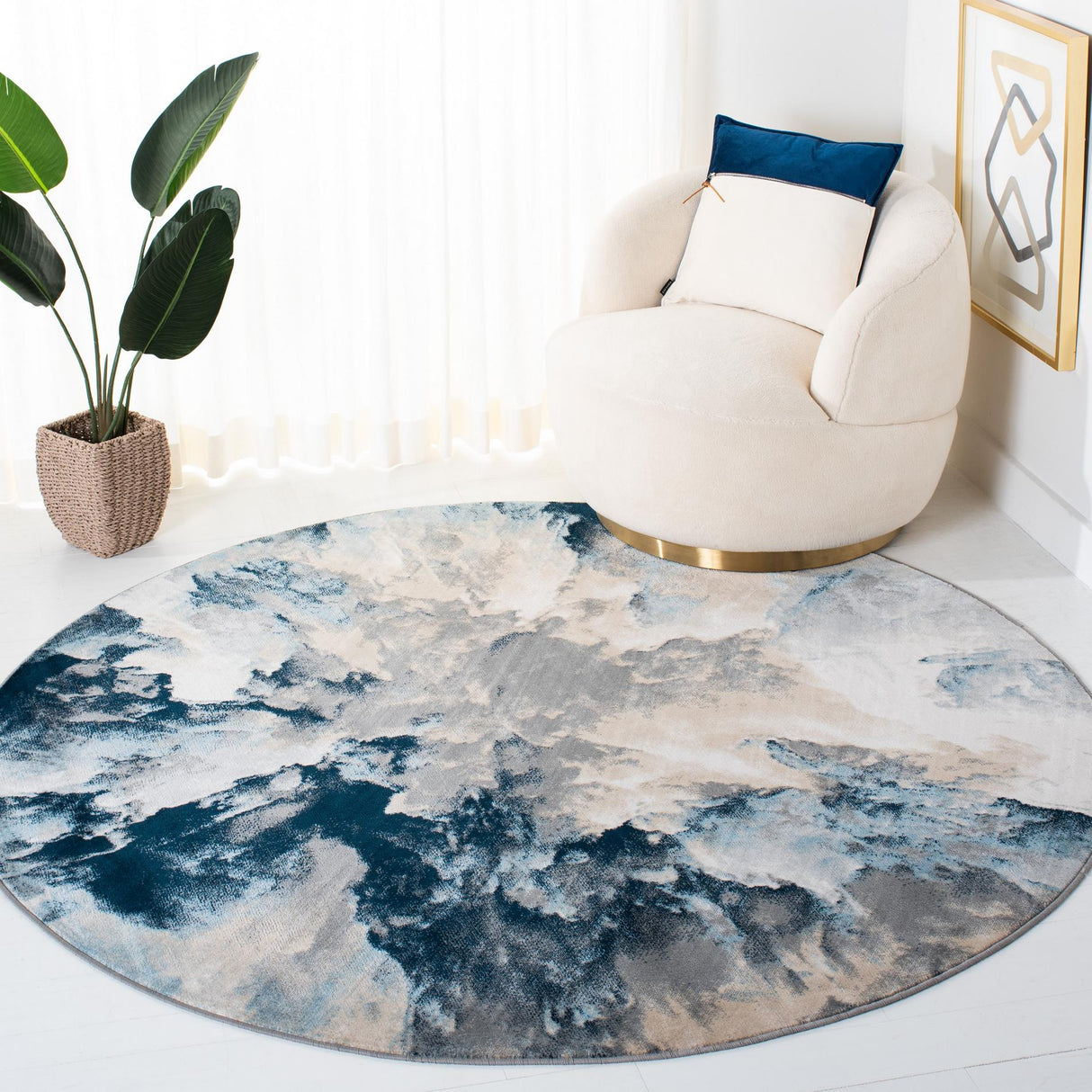 Safavieh Lagoon Lgn204M Blue/Beige Rugs - Safavieh - lgn204m - 7r