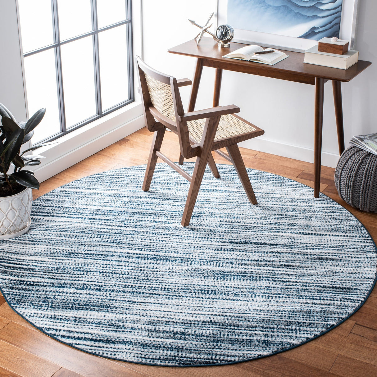Safavieh Lagoon Lgn243N Navy/Ivory Rugs - Safavieh - lgn243n - 7r