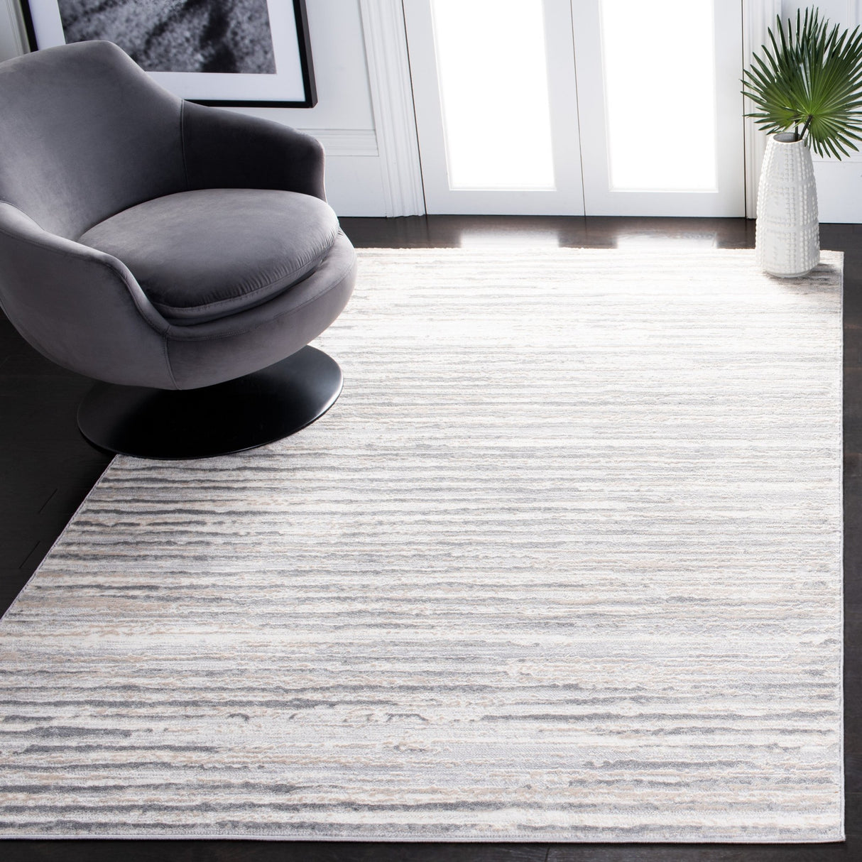 Safavieh Lagoon Lgn518G Grey/Dark Grey Rugs - Safavieh - lgn518g - 4