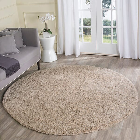 Safavieh Laguna Shag Sgl303C Sand Rugs - Safavieh - sgl303c - 7sq