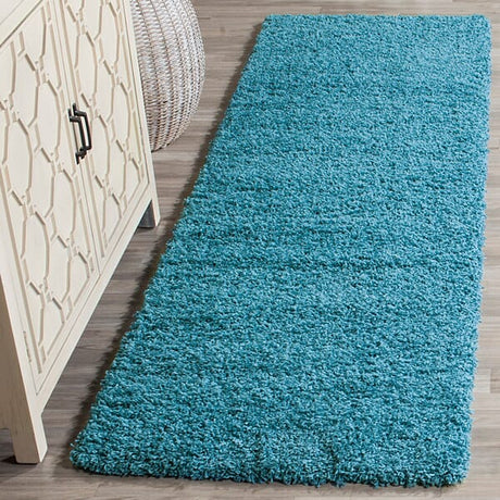 Safavieh Laguna Shag Sgl303T Turquoise Rugs - Safavieh - sgl303t - 7sq