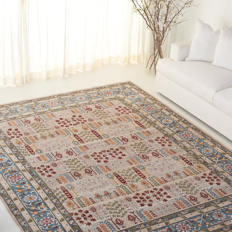 Safavieh Lauren Ralph Lauren Lrl1112B Beige/Blue Rug - Safavieh - lrl1112b - 4