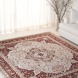 Safavieh Lauren Ralph Lauren Lrl1120B Beige/Red Rug - Safavieh - lrl1120b - 4
