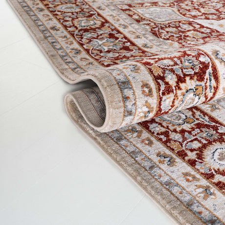 Safavieh Lauren Ralph Lauren Lrl1120B Beige/Red Rug - Safavieh - lrl1120b - 4