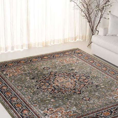 Safavieh Lauren Ralph Lauren Lrl1121Y Green/Navy Rug - Safavieh - lrl1121y - 4