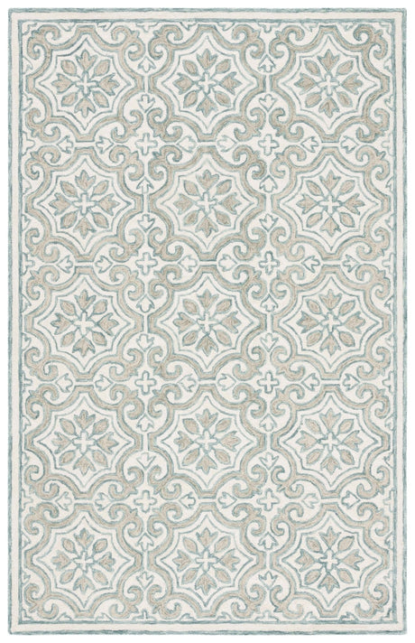 Safavieh Lauren Ralph Lauren Lrl6944J Teal/Ivory Rug - Safavieh - lrl6944j - 3