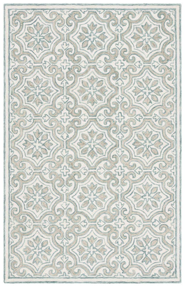 Safavieh Lauren Ralph Lauren Lrl6944J Teal/Ivory Rug - Safavieh - lrl6944j - 3