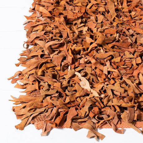 Safavieh Leather Shag Lsg601P Orange Rugs - Safavieh - lsg601p - 6r