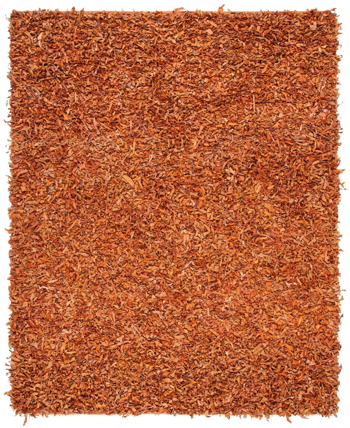 Safavieh Leather Shag Lsg601P Orange Rugs - Safavieh - lsg601p - 6r