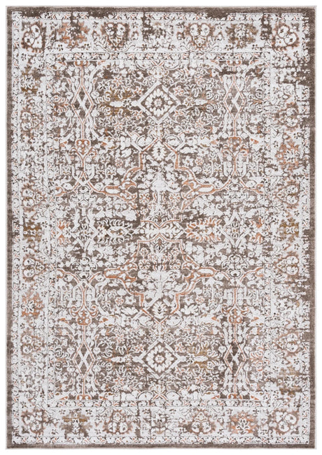 Safavieh Leonette 4'-0" x 6'-0" Rug in Brown / Ivory