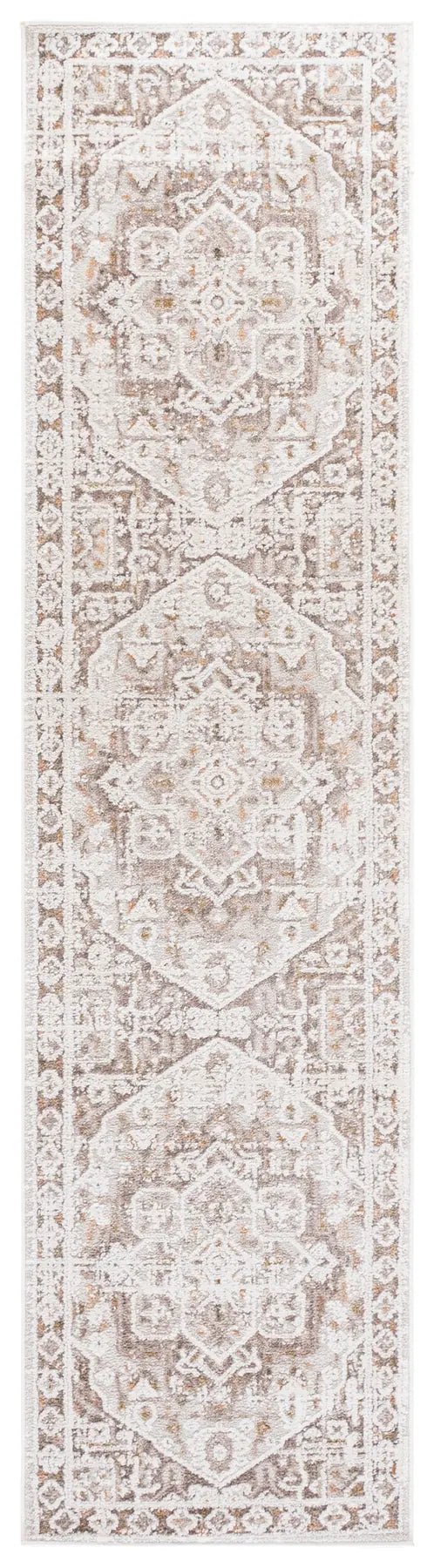 Safavieh Leonette 2'-0" x 8'-0" Rug in Ivory / Brown Taupe
