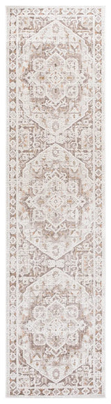 Safavieh Leonette 2'-0" x 8'-0" Rug in Ivory / Brown Taupe