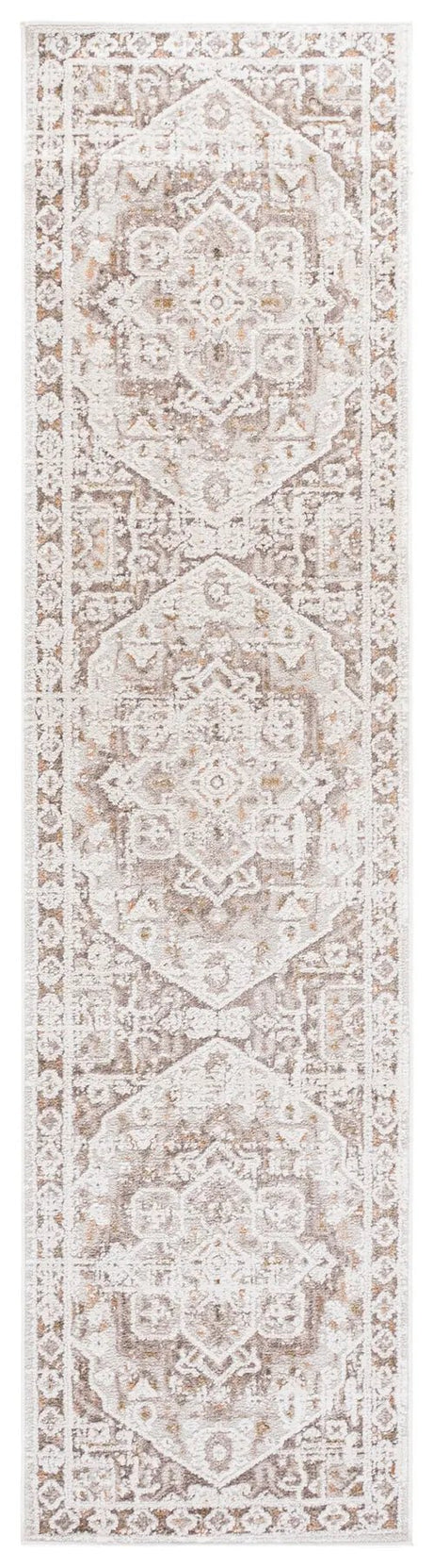 Safavieh Leonette 2'-0" x 8'-0" Rug in Ivory / Brown Taupe