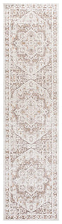 Safavieh Leonette 2'-0" x 8'-0" Rug in Ivory / Brown Taupe