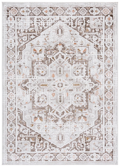 Safavieh Leonette 4'-0" x 6'-0" Rug in Ivory / Brown Taupe