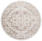 Safavieh Leonette 6'-7" x 6'-7" Rug in Ivory / Brown Taupe