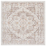 Safavieh Leonette 6'-7" x 6'-7" Rug in Ivory / Brown Taupe