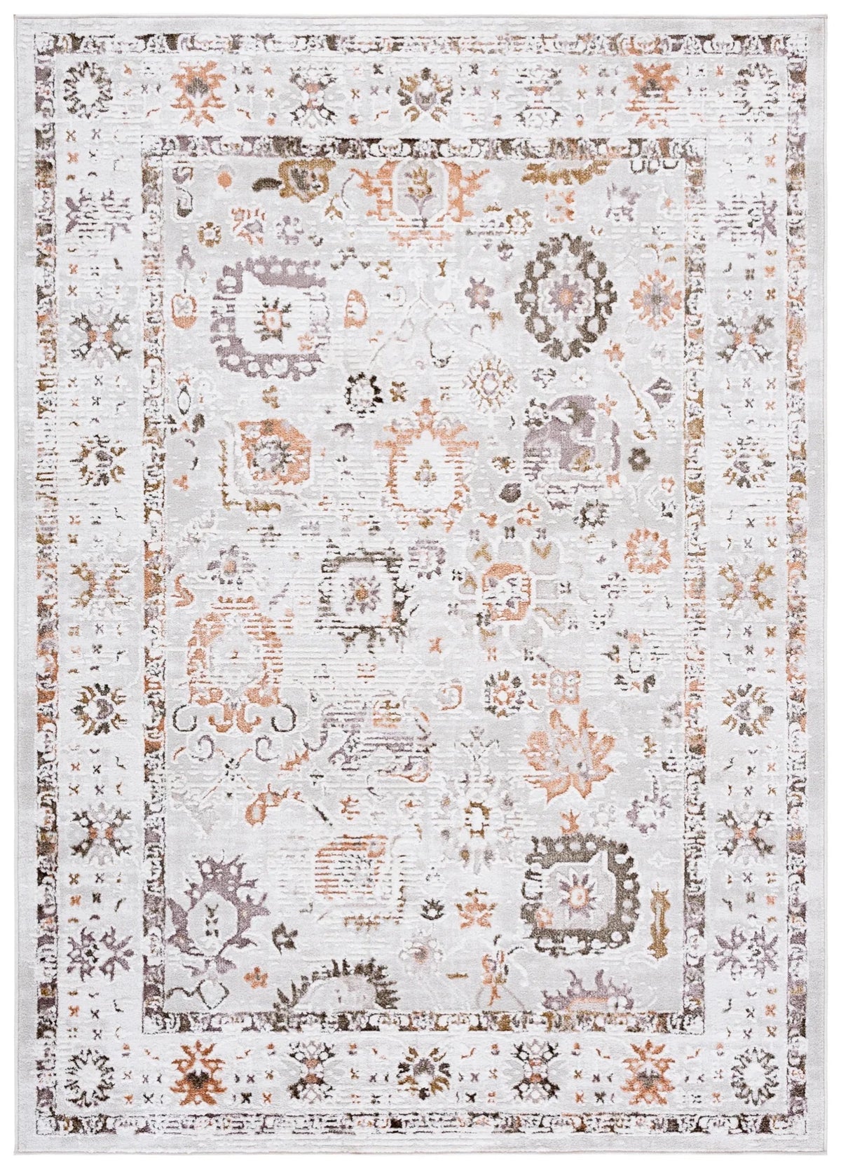 Safavieh Leonette 4'-0" x 6'-0" Rug in Ivory / Brown Terra