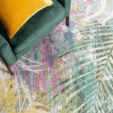 Safavieh Lillian Lln307Y Green/Blue Rugs - Safavieh - lln307y - 7r