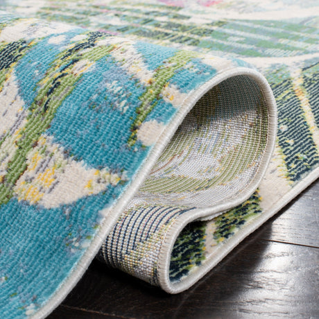 Safavieh Lillian Lln307Y Green/Blue Rugs - Safavieh - lln307y - 7r
