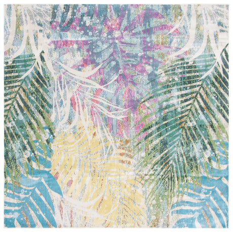 Safavieh Lillian Lln307Y Green/Blue Rugs - Safavieh - lln307y - 7sq