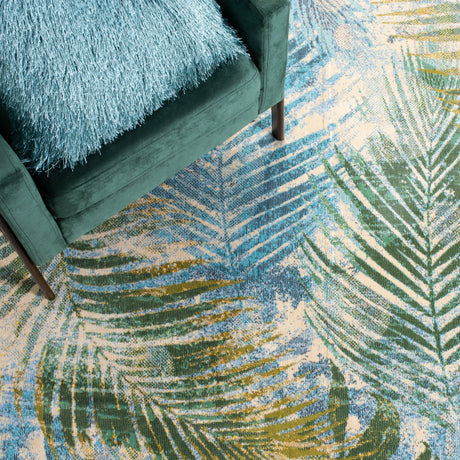 Safavieh Lillian Lln308M Blue/Green Rugs - Safavieh - lln308m - 7r