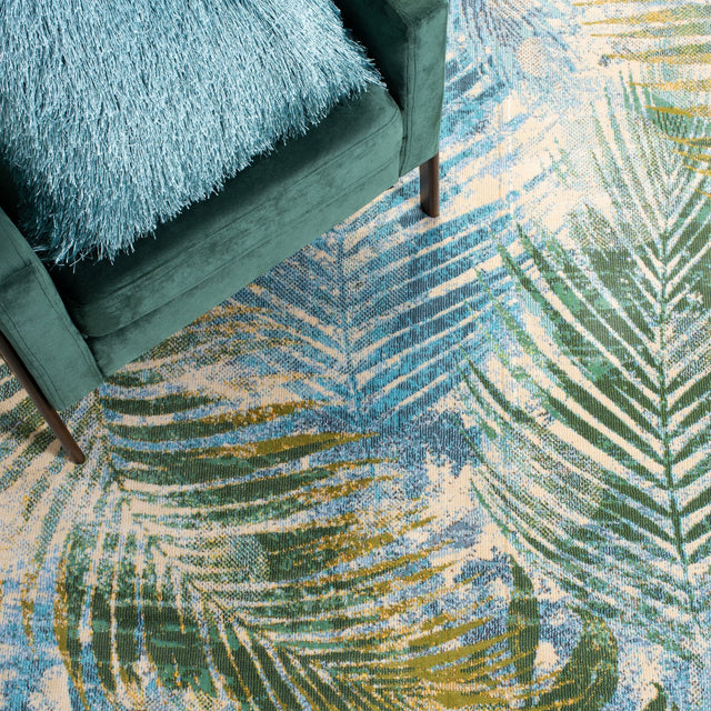 Safavieh Lillian Lln308M Blue/Green Rugs - Safavieh - lln308m - 7r