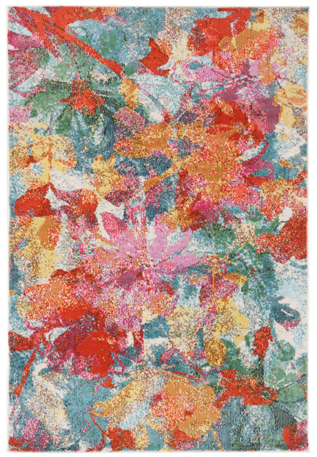 Safavieh Lillian Lln359A Blue/Orange Rug - Safavieh - lln359a - 7r