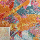 Safavieh Lillian Lln359A Blue/Orange Rug - Safavieh - lln359a - 7r
