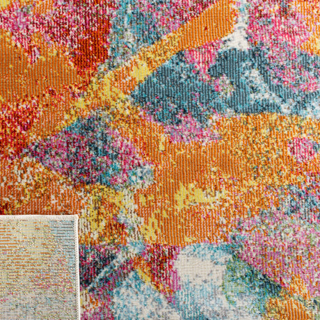 Safavieh Lillian Lln359A Blue/Orange Rug - Safavieh - lln359a - 7r