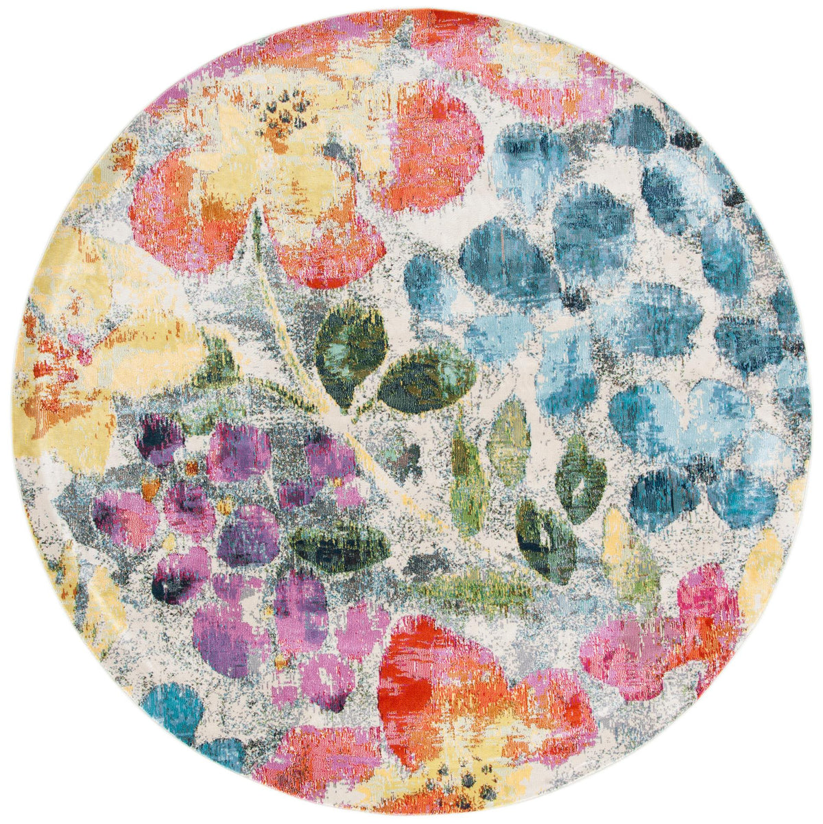Safavieh Lillian Lln360A Blue/Yellow Rugs - Safavieh - lln360a - 3r