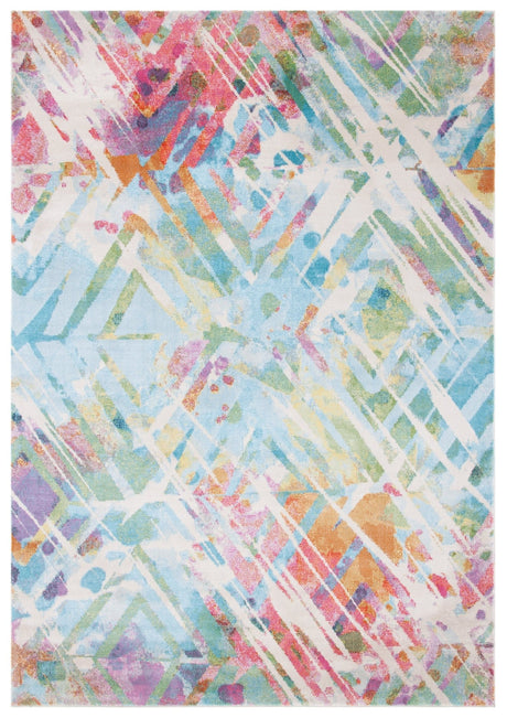 Safavieh Lillian Lln374C Ivory/Light Blue Rugs - Safavieh - lln374c - 4