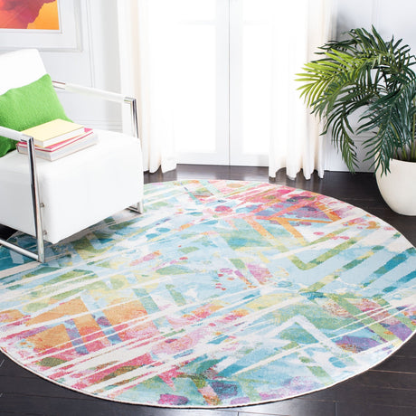 Safavieh Lillian Lln374C Ivory/Light Blue Rugs - Safavieh - lln374c - 7r