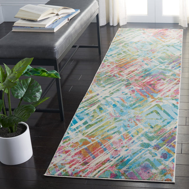 Safavieh Lillian Lln374C Ivory/Light Blue Rugs - Safavieh - lln374c - 7r